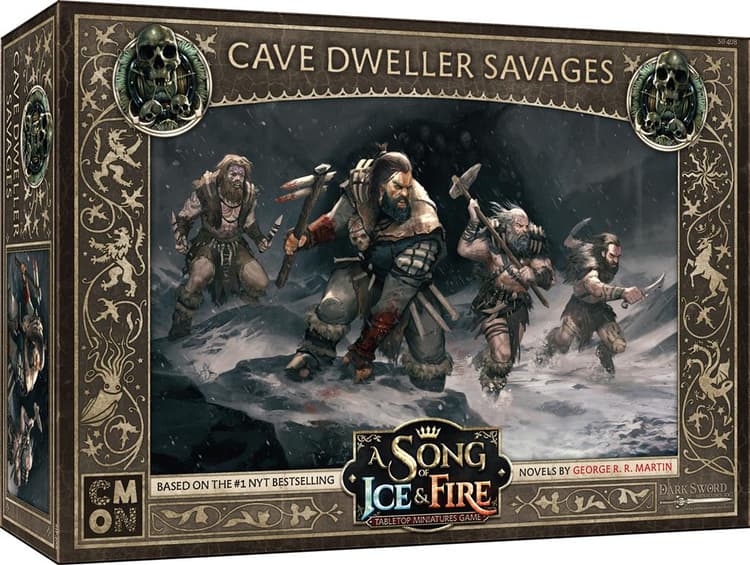 Boîte du jeu : Le Trône de Fer : le Jeu de Figurines - Sauvages Troglodytes
