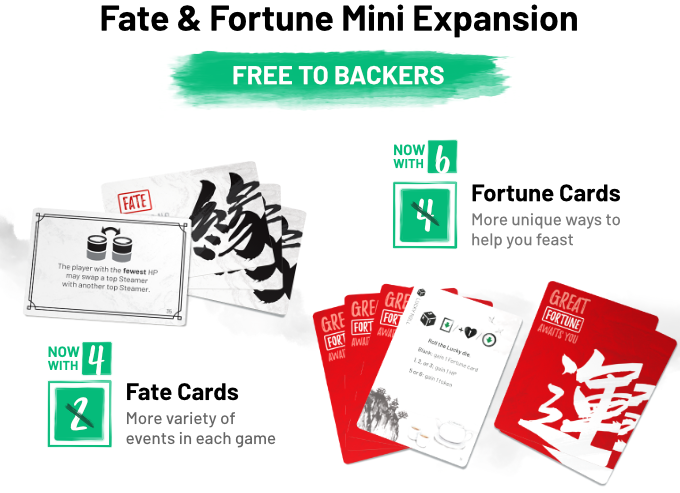 Boîte du jeu : Steam Up - A Feast of Dim Sum - Extension "Fate & Fortune"