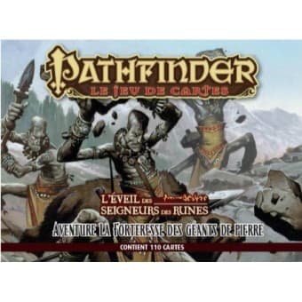 Boîte du jeu : Pathfinder Jeu de cartes : L'Eveil des Seigneurs des runes - La Forteresse des géants de pierre