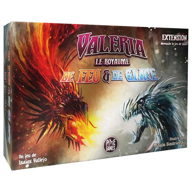 Boîte du jeu : Valeria : Le Royaume - Extension De Feu et De Glace