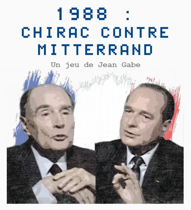 Boîte du jeu : 1988 : Chirac contre Mitterrand