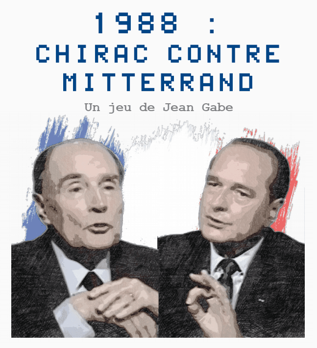Boîte du jeu : 1988 : Chirac contre Mitterrand