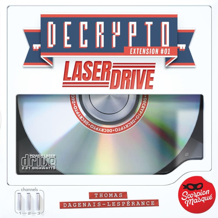 Boîte du jeu : Decrypto : Laser Drive