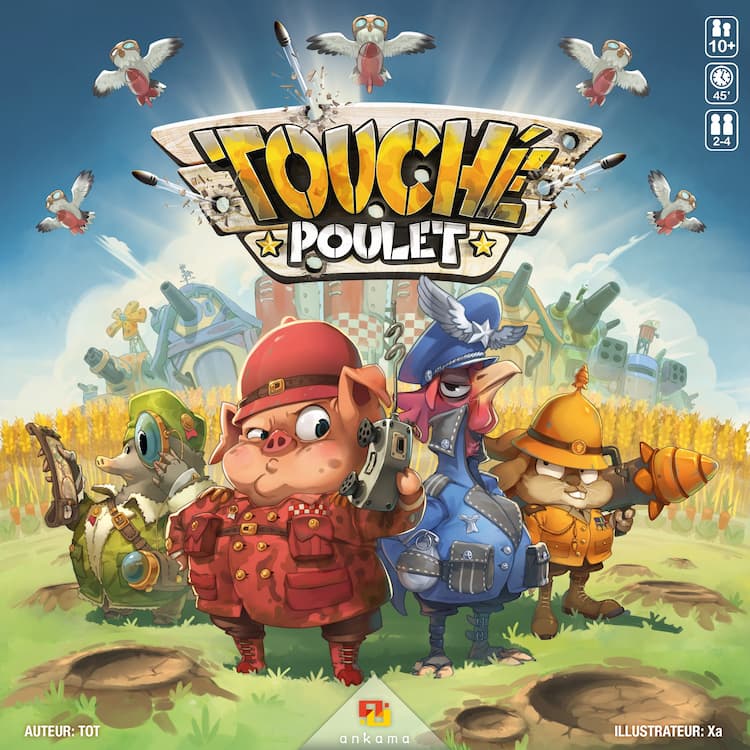 Boîte du jeu : Touché-Poulet