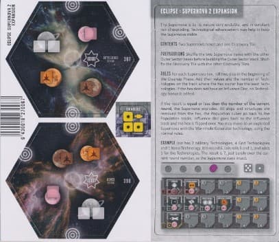 Boîte du jeu : Eclipse - Extension 'Supernova 2'