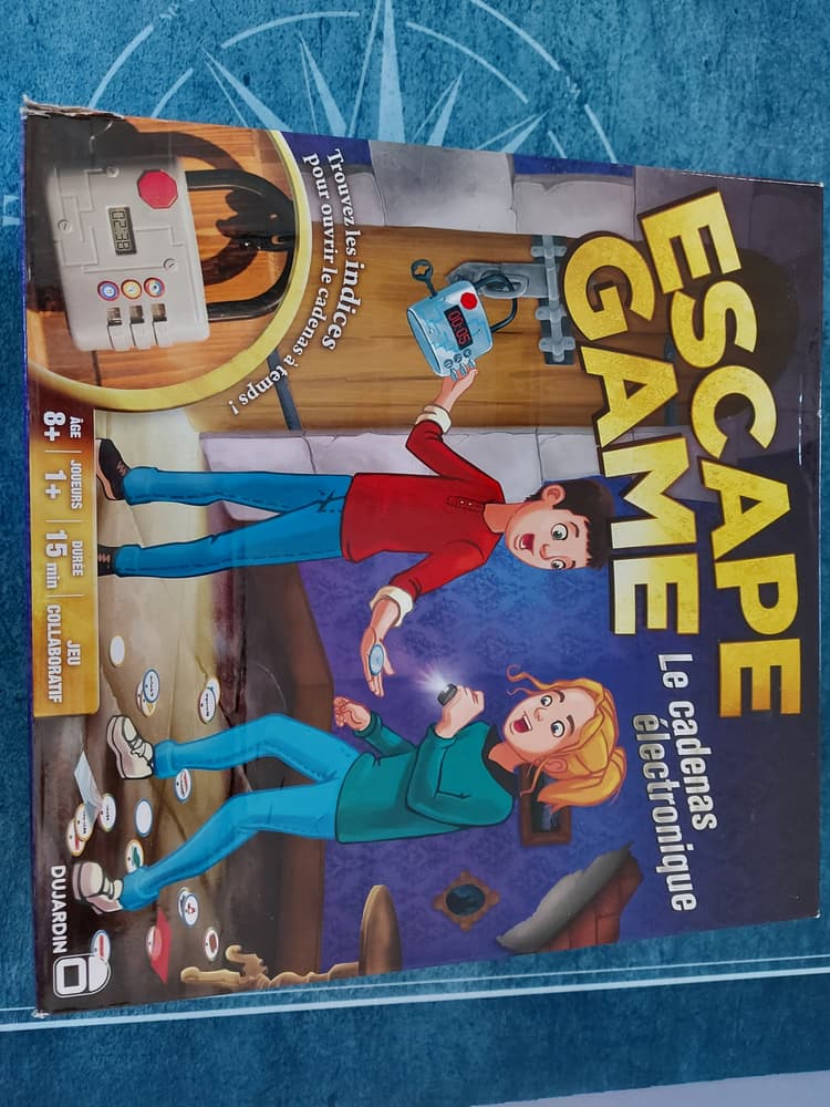 Boîte du jeu : ESCAPE GAME Le cadenas électronique