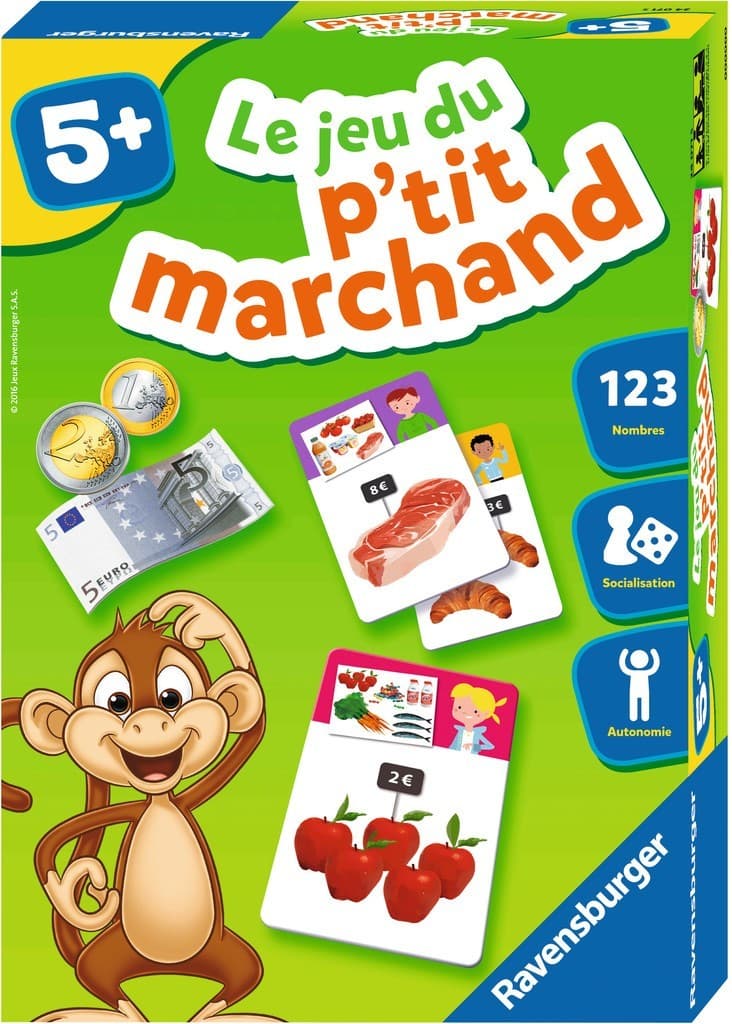 Boîte du jeu : le jeu du p'tit marchand