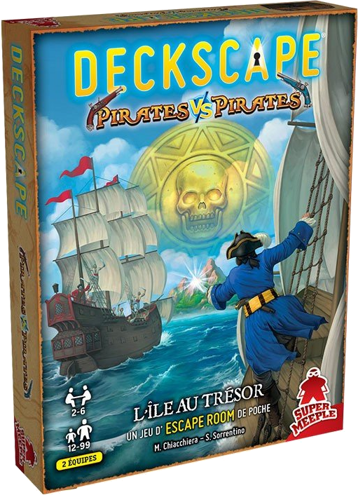 Boîte du jeu : Deckscape : Pirates Vs Pirates