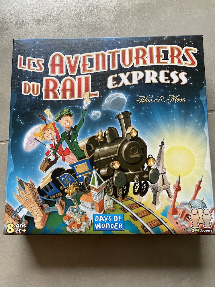 Boîte du jeu : Les aventuriers du rail express
