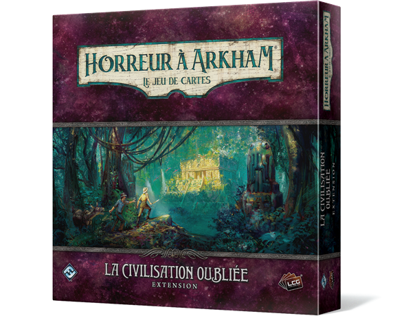 Boîte du jeu : Horreur à Arkham : Le Jeu de Cartes - La Civilisation Oubliée
