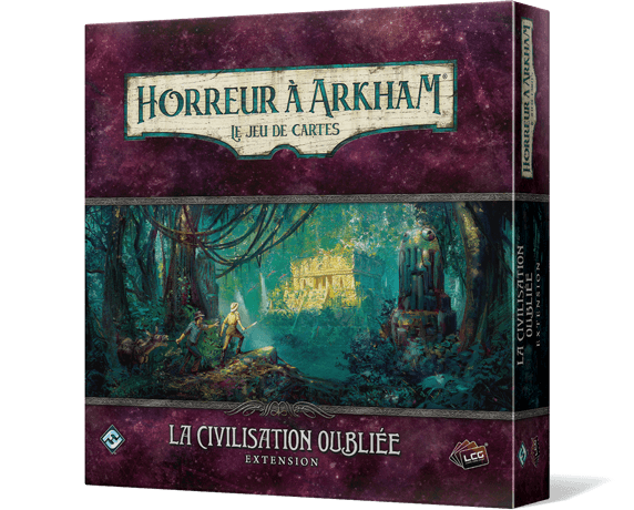 Boîte du jeu : Horreur à Arkham : Le Jeu de Cartes - La Civilisation Oubliée