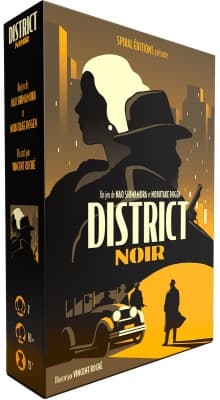 Boîte du jeu : District Noir
