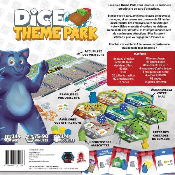 Boîte du jeu : Dice Theme Park