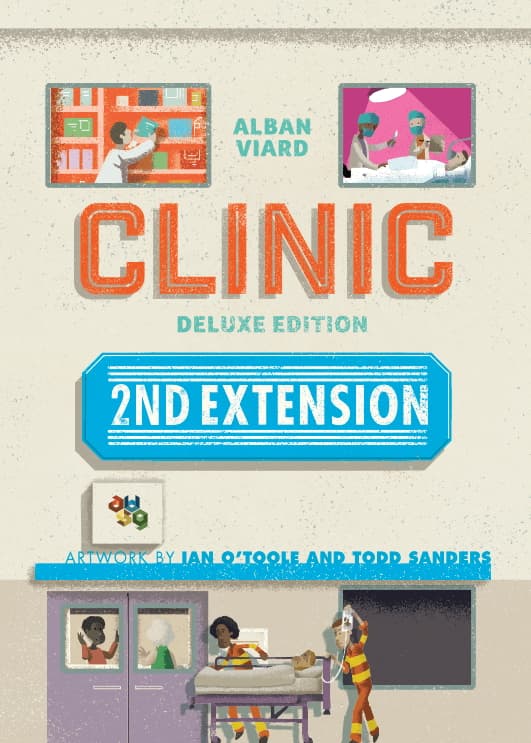 Boîte du jeu : Clinic (Deluxe Edition) - Extension "2ème Extension / 2nd Expansion"