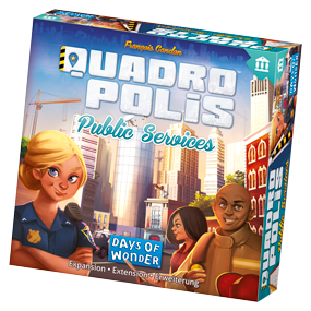 Boîte du jeu : Quadropolis : Services Publics