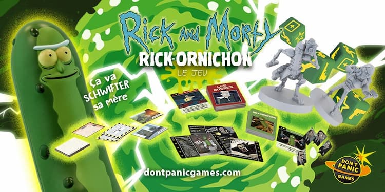 Boîte du jeu : Rick et Morty : Rick-ornichon le jeu