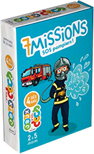 Boîte du jeu : 7 Missions – SOS Pompiers !