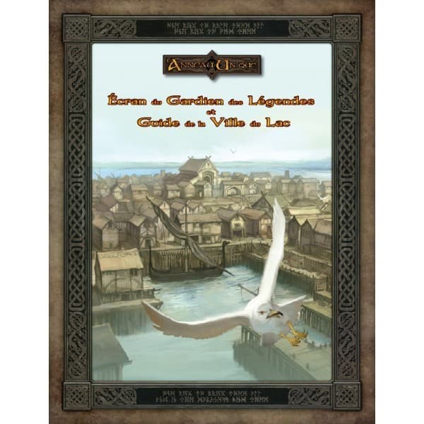 Boîte du jeu : L'Anneau Unique: Écran du Gardien des Légendes et Guide de la Ville du Lac