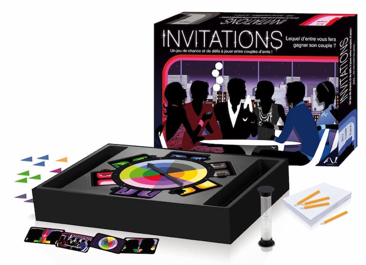 Boîte du jeu : invitations