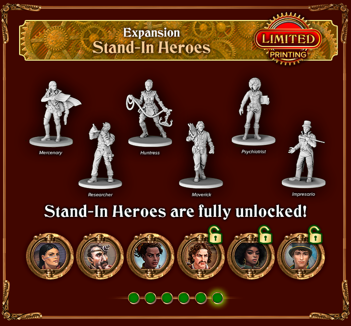 Boîte du jeu : City of the Great Machine - Extension "Stand-In Heroes"