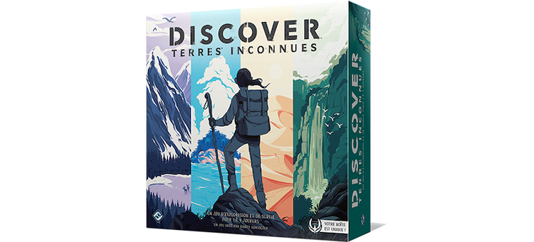 Boîte du jeu : Discover - Terres Inconnues