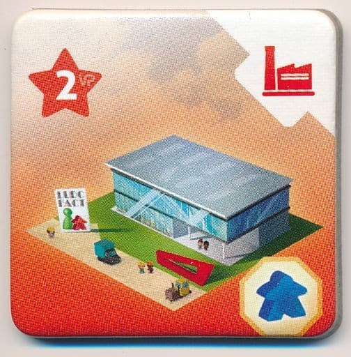 Boîte du jeu : Quadropolis - Tuile bonus "Ludo Fact"