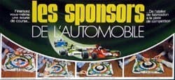 Boîte du jeu : Les sponsors de l'automobile