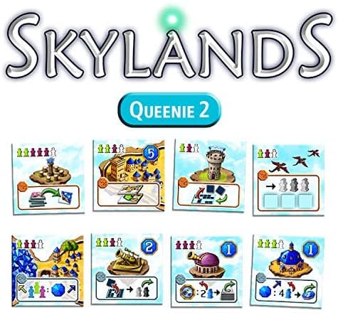 Boîte du jeu : Skylands - Extension "Queenie n° 2 - Tours et Dômes"