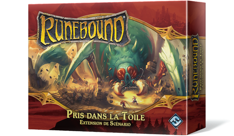 Boîte du jeu : Runebound 3ème édition, Pris dans la toile