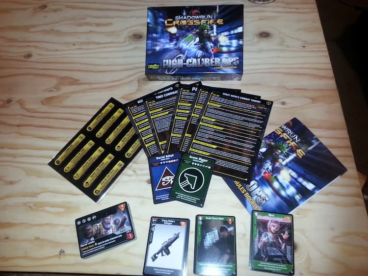 Boîte du jeu : Shadowrun : Crossfire - High Caliber Ops