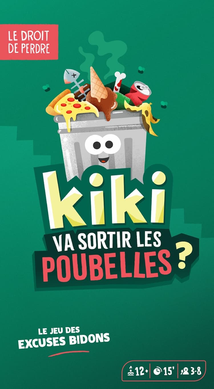 Boîte du jeu : Kiki va sortir les poubelles ?