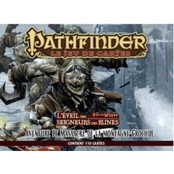 Boîte du jeu : Pathfinder Jeu de cartes : L'Eveil des Seigneurs des runes - Le Massacre de la montagne Crochue