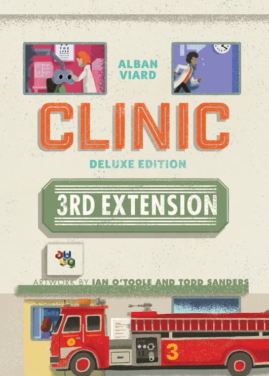 Boîte du jeu : Clinic (Deluxe Edition) - Extension "3ème Extension / 3rd Expansion"