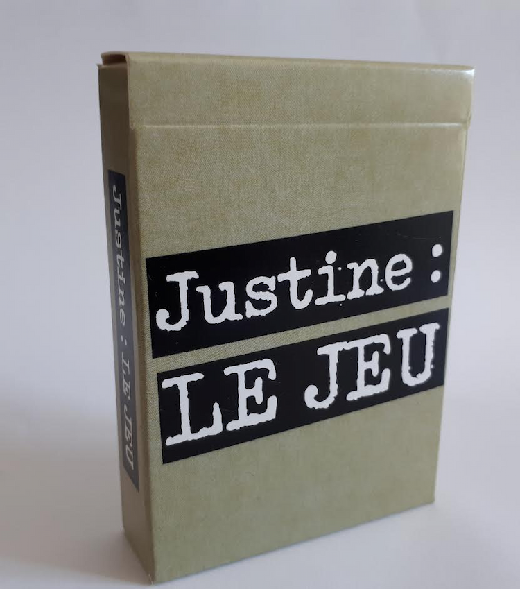 Boîte du jeu : Justine : le Jeu