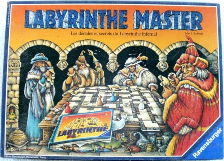 Boîte du jeu : Labyrinthe Master - Les Dédales et Secrets du Labyrinthe Infernal