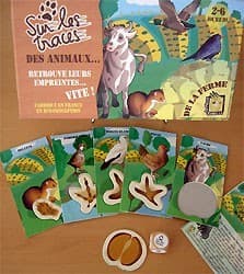 Boîte du jeu : Sur les Traces des Animaux... de la Ferme