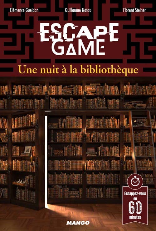 Boîte du jeu : Escape Game 6 - Une Nuit à La Bibliothèque