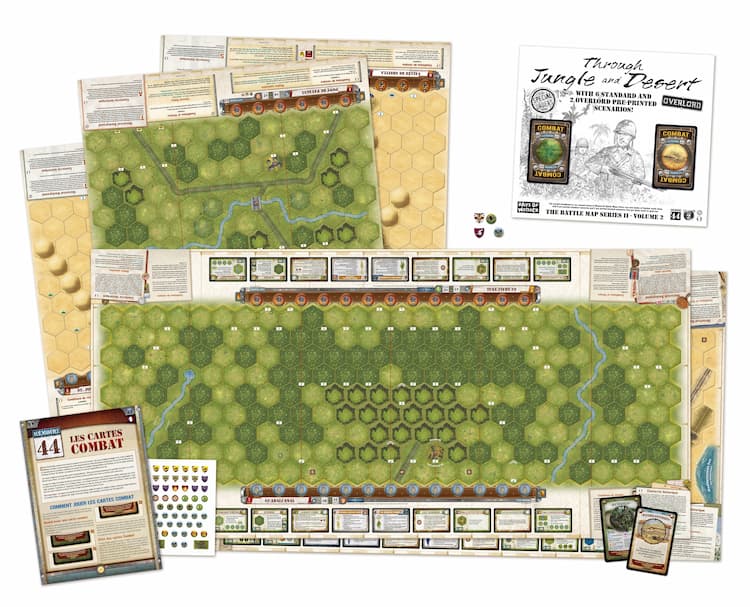 Boîte du jeu : Mémoire 44 - Battle Maps : Dans la jungle et le désert