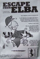 Boîte du jeu : Escape from Elba