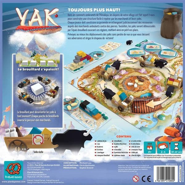 Boîte du jeu : Yak