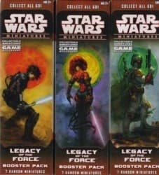 Boîte du jeu : Star Wars Miniatures : Legacy of the Force : booster