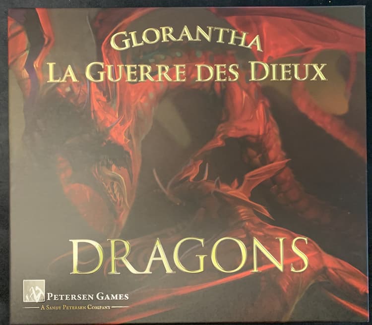 Boîte du jeu : Glorantha: La Guerre des Dieux - DRAGONS