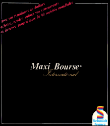 boîte du jeu : Maxi Bourse