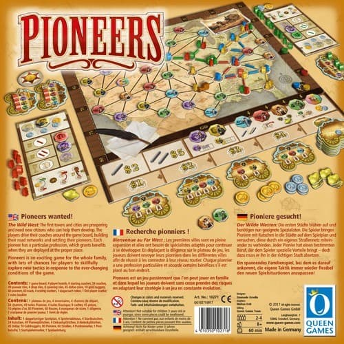 Boîte du jeu : Pioneers