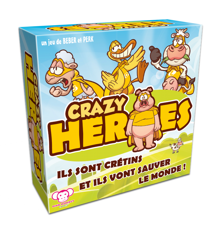 Boîte du jeu : Crazy Heroes