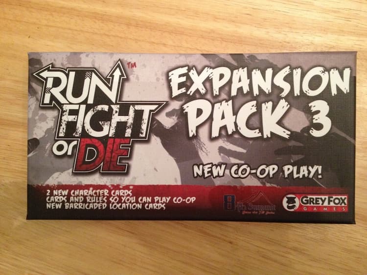 Boîte du jeu : Run, Fight, or Die! Expansion Pack 3