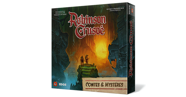 Boîte du jeu : Robinson Crusoé  -  Aventures sur l’Île Maudite - Extension "Contes & Mystères"