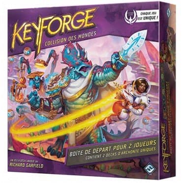Boîte du jeu : Keyforge - Collision des Mondes (set de base)
