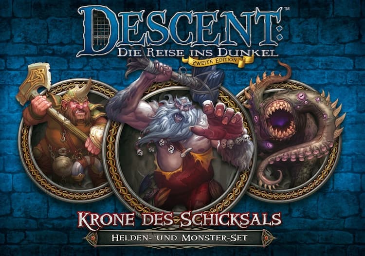 Boîte du jeu : Descent 2. Edition: Krone des Schicksals: Helden- und Monster-Set