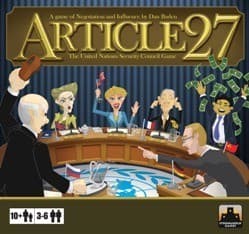 Boîte du jeu : Article 27: The UN Security Council Game
